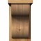 Ekena Millwork Carmel Rough Sawn Corbel w/Backplate, Western Red Cedar, 8"W x 14"D x 14"H COR08X14X14CAR01RWR - alternate 4
